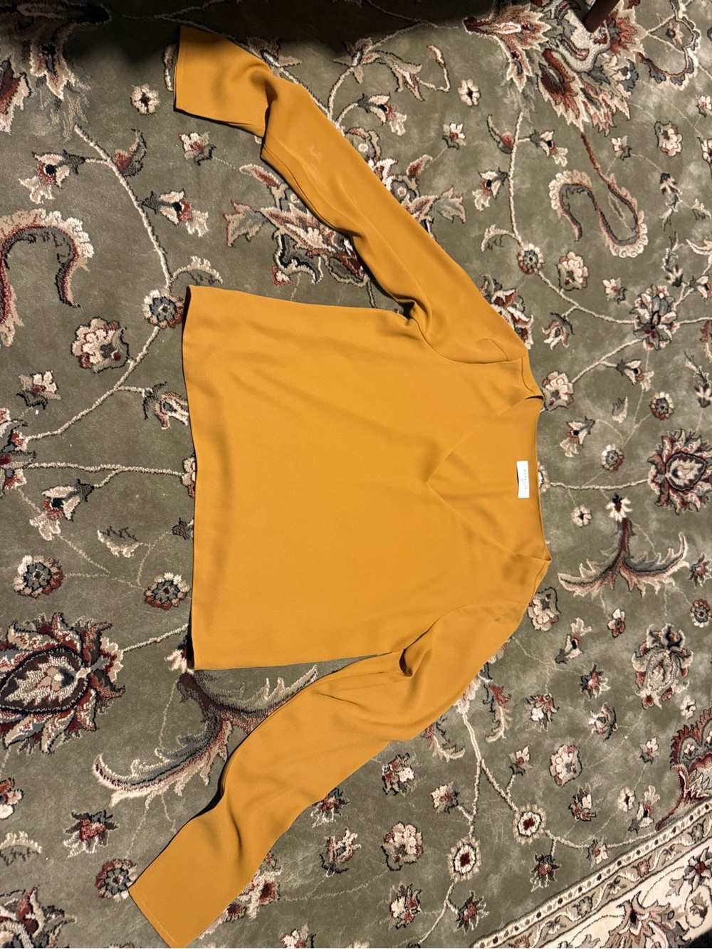 Mustard Long-Sleeve Women's Top - Babaton